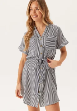 VERO MODA Vmbumpy Ss Short Shirt Dress