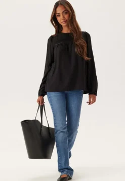 VERO MODA Vmdebbie Ls Pleat Top