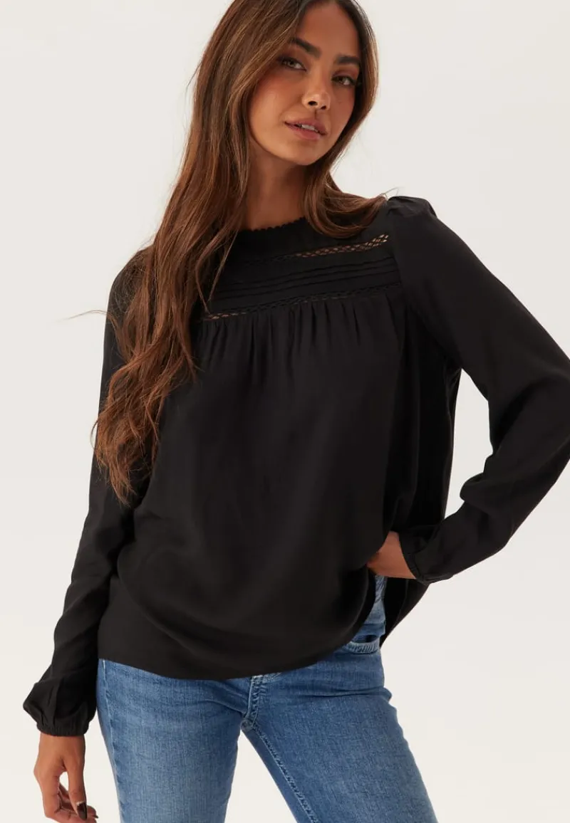 VERO MODA Vmdebbie Ls Pleat Top