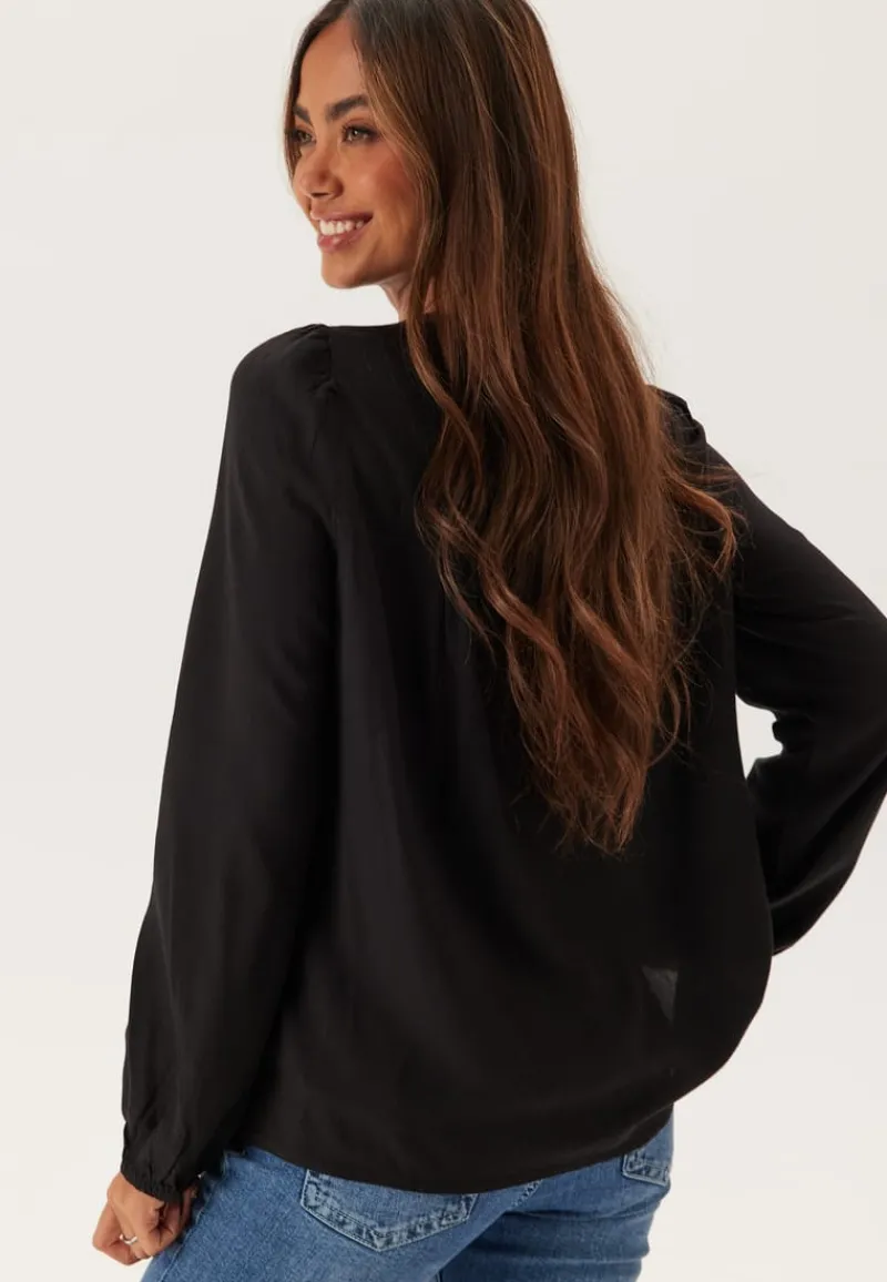 VERO MODA Vmdebbie Ls Pleat Top