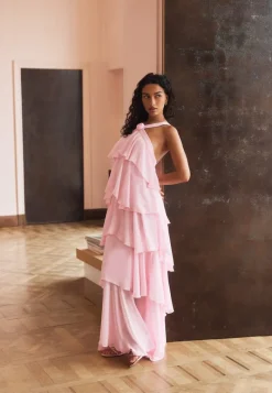 VERO MODA Vmfelicia Sl Ruffle Maxi Dress