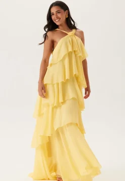 VERO MODA Vmfelicia Sl Ruffle Maxi Dress