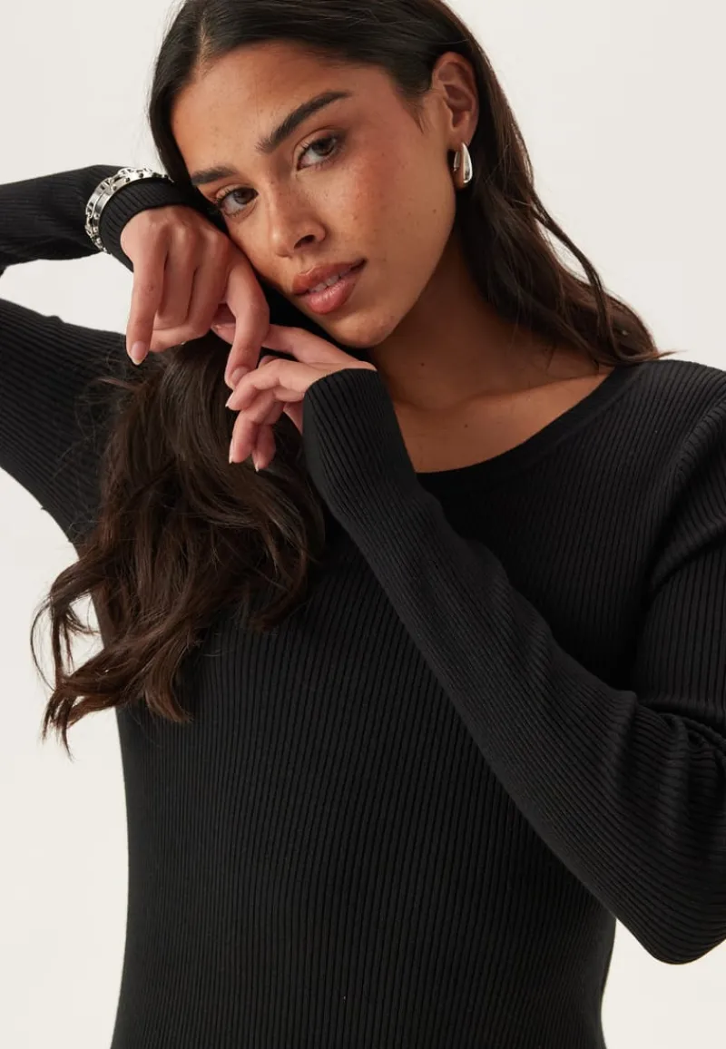 VERO MODA Vmgizelle Ls O-neck Blk Dress