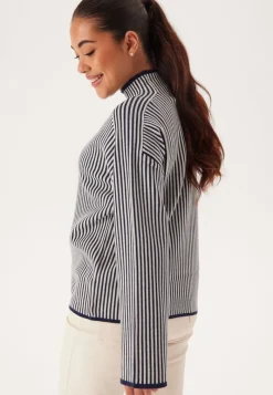VERO MODA Vmgold Ls Highneck Pinstripe P