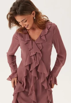 VERO MODA Vmholly Ls Flounce Ankle Dress