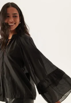 VERO MODA Vmjenna 7/8 Frill Top