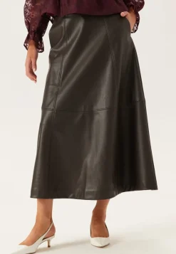 VERO MODA Vmolive Hw Coated Ankle Skirt