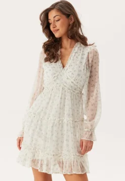 VERO MODA Vmsmilla LS frill short dress