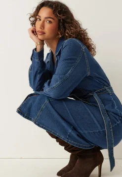 VERO MODA Vmtelly Ls 7/8 DNM DRESS