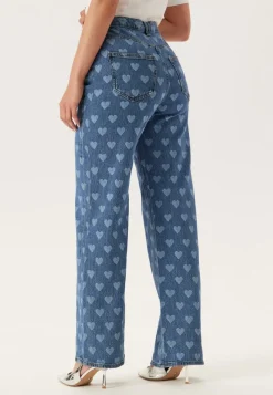 VERO MODA Vmtessa Hr Wide Jeans Print