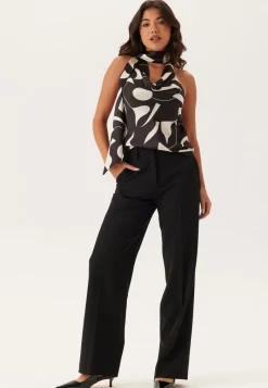 BUBBLEROOM Waterfall Scarf Blouse