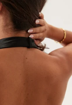 BUBBLEROOM Waterfall Scarf Blouse