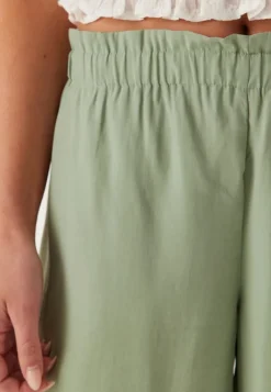 BUBBLEROOM Wide Ankle Modal Trousers