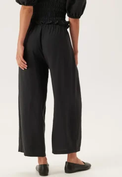 BUBBLEROOM Wide Ankle Modal Trousers