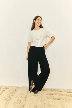 BUBBLEROOM Wide Soft Trousers