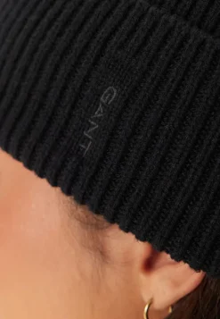 GANT Wool Ribbed Beanie