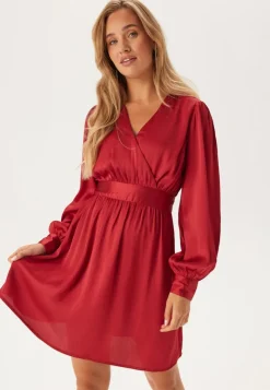 BUBBLEROOM Wrap L/S Dress