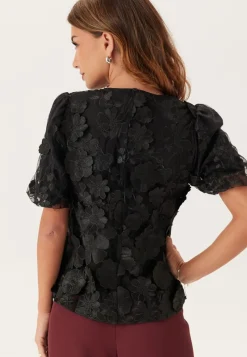 YAS flowering Ss V-neck Top