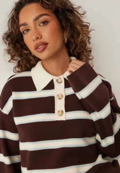 YAS isabell Ls Polo Knit Pullover