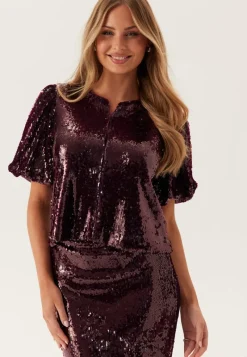 YAS royalina 2/4 SEQUIN TOP