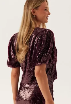YAS royalina 2/4 SEQUIN TOP