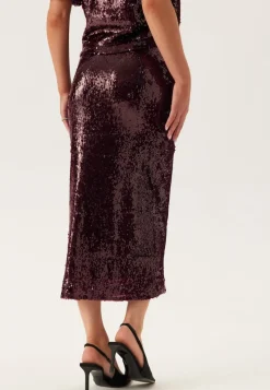 YAS royalina Hmw Sequin Ankle Skirt