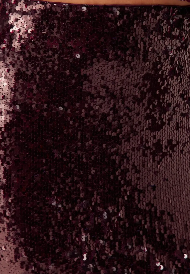 YAS royalina Hmw Sequin Ankle Skirt