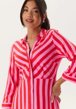 YAS savanna Long Shirt Dress